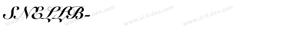 SNELLB字体转换