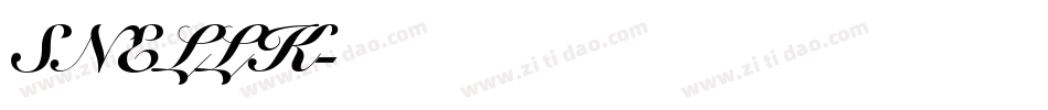 SNELLK字体转换
