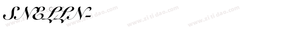 SNELLN字体转换