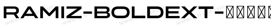 Ramiz-BoldExt字体转换