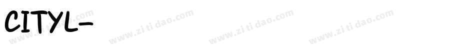 CITYL字体转换