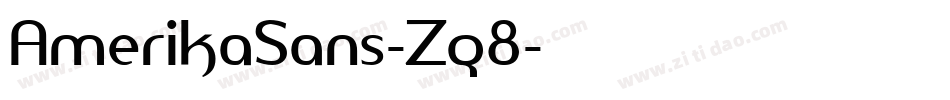 AmerikaSans-Zq8字体转换