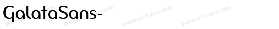GalataSans字体转换