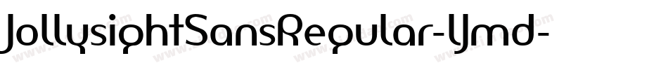 JollysightSansRegular-lJmd字体转换
