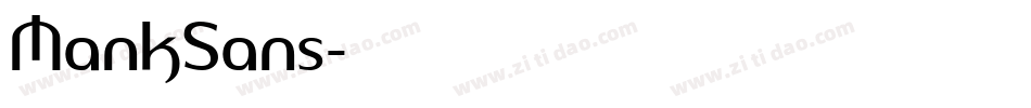 MankSans字体转换