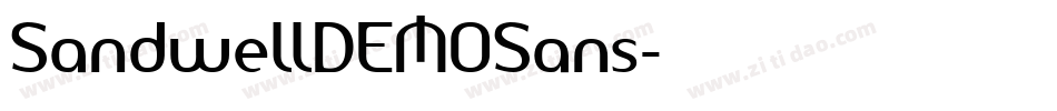 SandwellDEMOSans字体转换