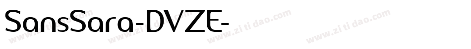 SansSara-DVZE字体转换
