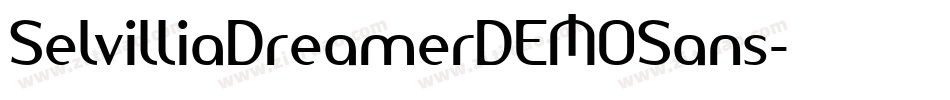SelvilliaDreamerDEMOSans字体转换