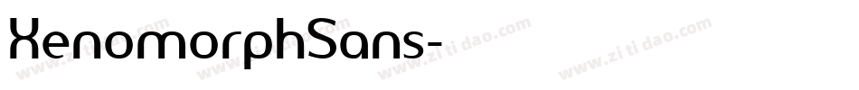 XenomorphSans字体转换