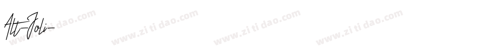 Alt-Joli字体转换