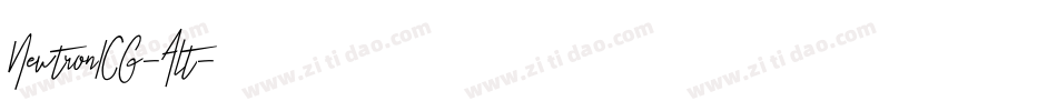 NewtronICG-Alt字体转换