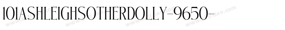 101AshleighsOtherDolly-9650字体转换