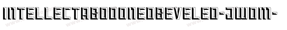 IntellectabodonedBeveled-JwDm字体转换