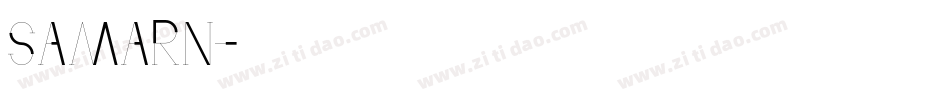 SAMARN字体转换