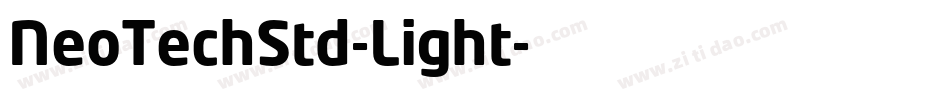 NeoTechStd-Light字体转换