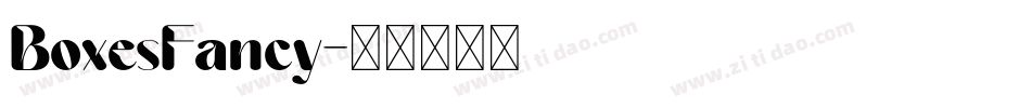 BoxesFancy字体转换
