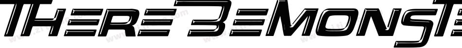 ThereBeMonsters-7ZqA字体转换