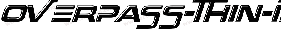 overpass-thin-italic-15字体转换