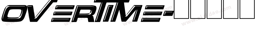 overtime字体转换