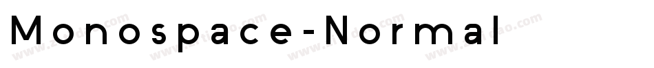 Monospace-Normal生成器字体转换