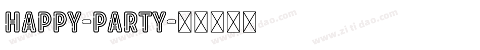 Happy-Party字体转换