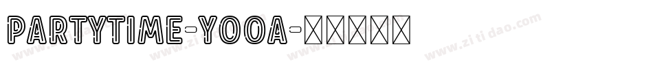 PartyTime-Y0oa字体转换