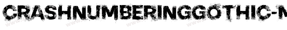 Crashnumberinggothic-MAjp字体转换