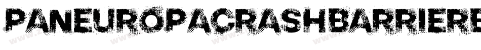 PaneuropaCrashBarrierBlack-OM6O字体转换