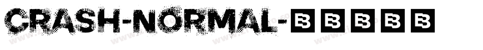 Crash-Normal字体转换