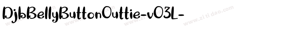 DjbBellyButtonOuttie-vO3L字体转换