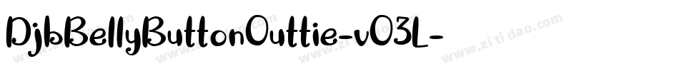 DjbBellyButtonOuttie-vO3L字体转换