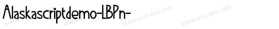 Alaskascriptdemo-LBPn字体转换
