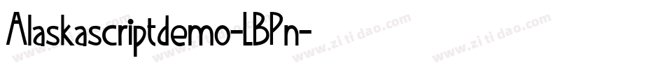 Alaskascriptdemo-LBPn字体转换