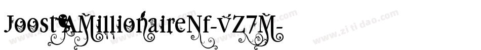JoostAMillionaireNf-vZ7M字体转换