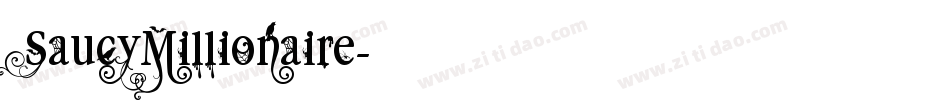SaucyMillionaire字体转换