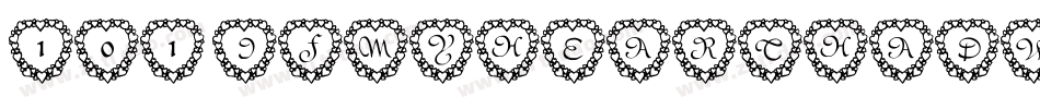 101IfMyHeartHadWingz-Rv6V字体转换