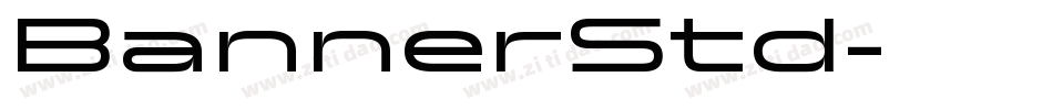 BannerStd字体转换