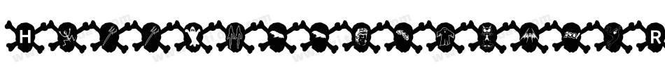 HalloweenfrightRegular-rgrMK字体转换