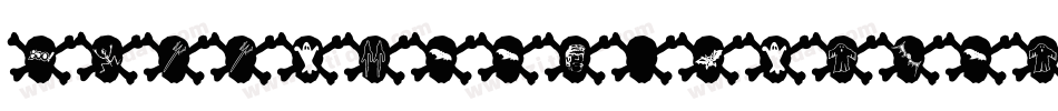 halloween_borders字体转换