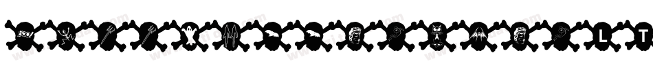 halloweensignsLT-1字体转换
