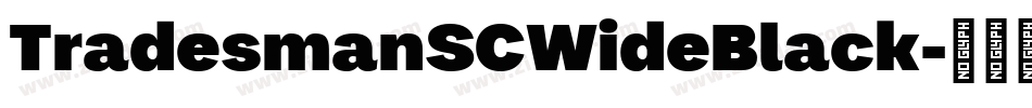 TradesmanSCWideBlack字体转换 TradesmanSCWideBlack字体转换