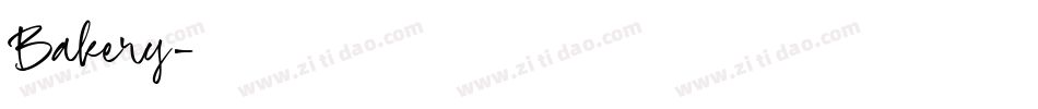 Bakery字体转换