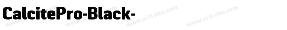CalcitePro-Black字体转换 CalcitePro-Black字体转换