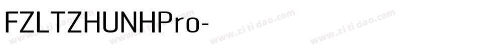 FZLTZHUNHPro字体转换