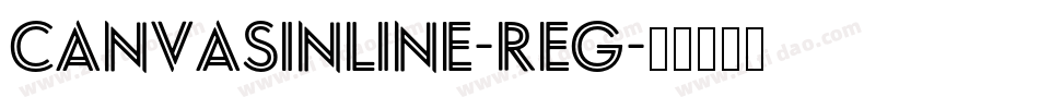 CanvasInline-Reg字体转换