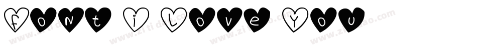 Font-I-Love-You字体转换
