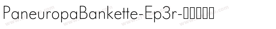PaneuropaBankette-Ep3r字体转换