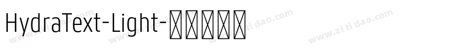 HydraText-Light字体转换