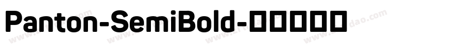 Panton-SemiBold字体转换