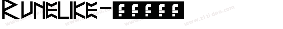 Runelike字体转换